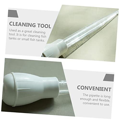 GANAZONO 3pcs Aquarium Pipette Water Changer Practical Fish Tank Cleaner Feces Waste Efficient Fluid Extraction Tool for Easy Cleaning and Water Changes Scale Design