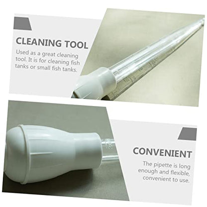 GANAZONO 3pcs Aquarium Pipette Water Changer Practical Fish Tank Cleaner Feces Waste Efficient Fluid Extraction Tool for Easy Cleaning and Water Changes Scale Design