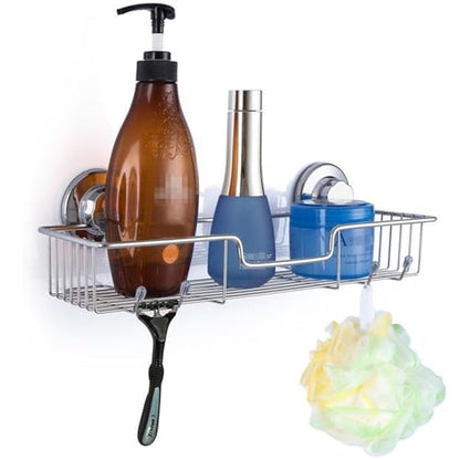 Rotate Lock Vacuum Suction Cups for Bath Shelf Shower Caddies, Two Suction Cup