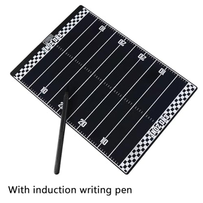 Electronic Flag Football Coaching Board, LCD Flag Football Tactical Board, with Induction Writing Pen, Durable Material, Thin and Portable, for Team Training