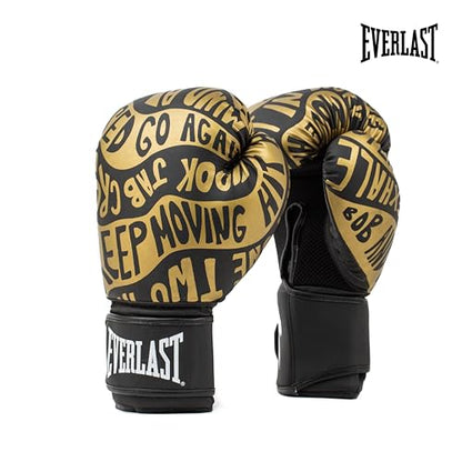 Everlast Spark Boxing - color: Black / Gold, size: 16 oz