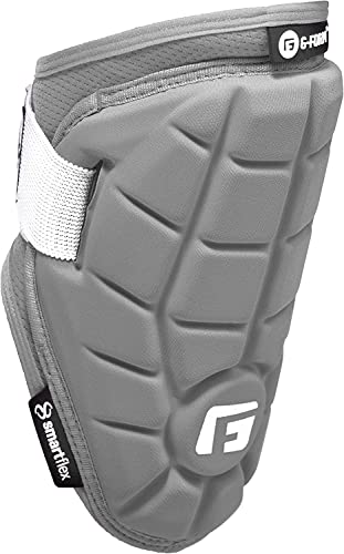 G-Form Elite Speed Batter's Baseball Elbow Guard - Elbow Pad with Adjustable Straps - color: Gray, size: Youth
