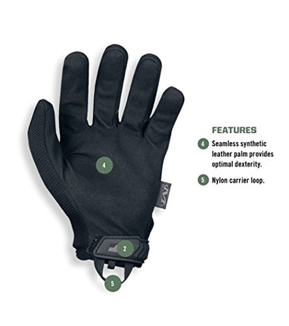 Mechanix Wear Original Tactical Covert Gloves, Small - color: Black, size: Small