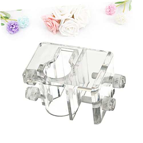 BESPORTBLE Aquarium Fixed Clip Water Pipe Clamp in Acrylic for Fish Tank Hose (Size s 5-20mm)