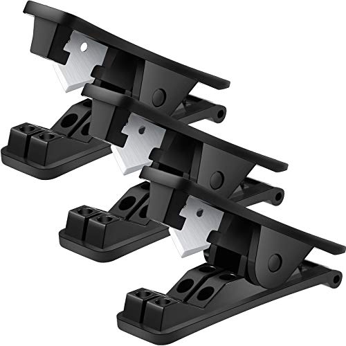 3 Pieces PTFE Plastic Tubing Cutter Hose Tube Cutter Pipe Accurate Tube Cutting Tool for Nylon PVC PU Tubing and Hose Cut up to 3/4 Inch OD (Black) - color: Black