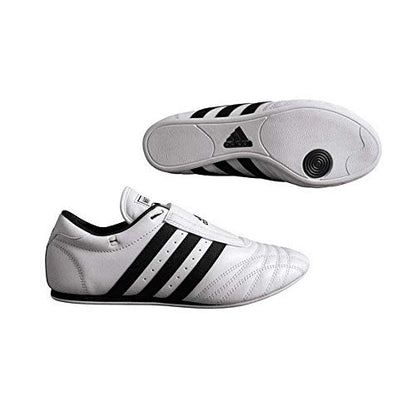 adidas SM-II 로우 컷 태권도, 가라데, 쿵후 및 무술 훈련화 (화이트, 미국 신발 사이즈 시스템, 성인, 남성, 숫자, 미디엄, 245mm(6.5)), 화이트 W/블랙 스트라이프