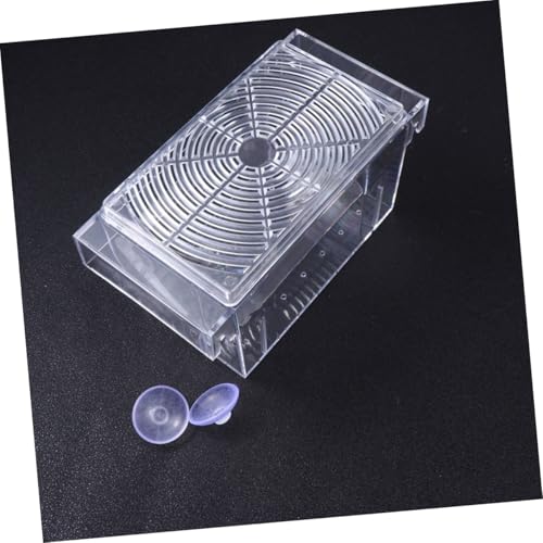 Beaupretty Breeding Box Acrylic Aquarium Fish Isolation Tank Hatching Incubator for Guppy Betta Fry Fish Tank Breeder Suitable for Aquarium
