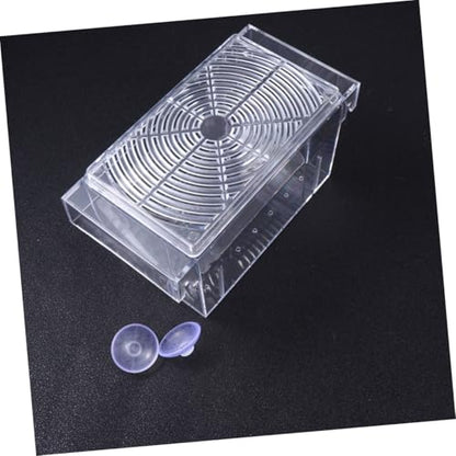 Beaupretty Breeding Box Acrylic Aquarium Fish Isolation Tank Hatching Incubator for Guppy Betta Fry Fish Tank Breeder Suitable for Aquarium