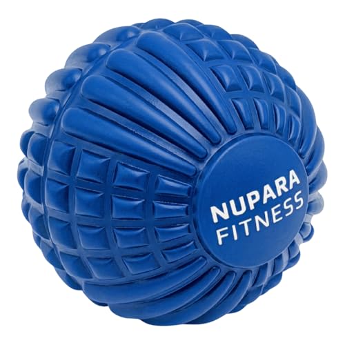 Massage Ball for Myofascial Release | Fascia Massage Ball | 5 Inch, Massage Ball Roller, Pressure Point Ball, 5 Inch Massage Roller Ball - color: Blue