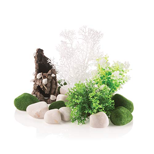 biOrb Fairy Tale Décor Set, Green Forest Themed Collection of Fish Friendly Aquarium Decorations