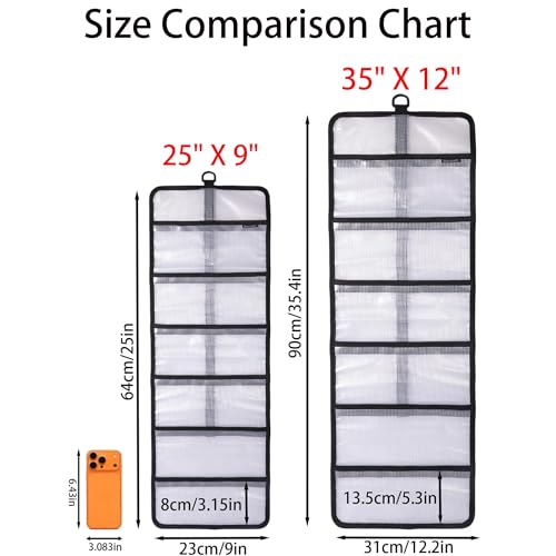 Roll Up Fishing Lure Wraps Set-Durable Lure Bag 6 Pocket PVC Protective Cover Saltwater Hook Covers Fabric Lure Protector Trolling Lure Tackle Box