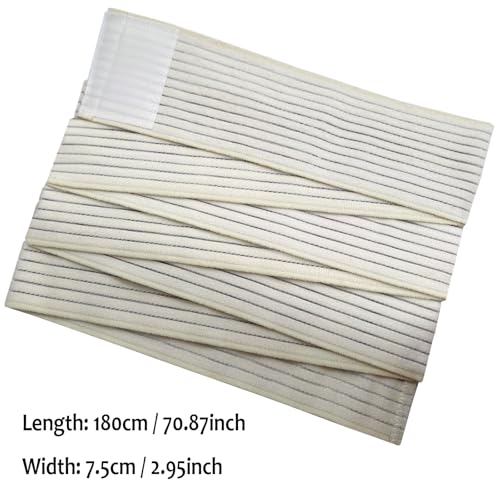 Cold Pack Strap, Elastic Belt to Wrap Cold Pack, Ice Pack Extender Strap, Add Length to Most Ice Pack, Multifunctional (Beige) - color: Beige