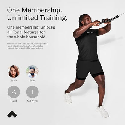 Tonal 2 | Strength Training System Including Accessory Bundle and Delivery and Install