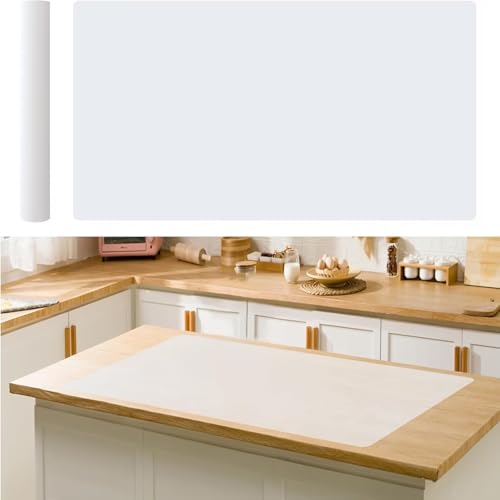 Custom Multisize 1mm Thick Clear Silicone Table Cover Protector - 7 x 88 Inch Water Resistant Rectangular Vinyl Non-Slip Desk Pad for Coffee Table/Writing Desk - size: 7in x 88in