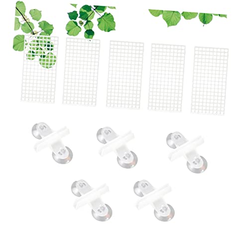 Abaodam 10Pcs Fish Tank Segregation Plate Creative Isolation Baffle Bottom Board for Aquariums Boards Clips Durable Material