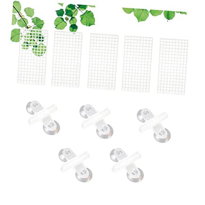 Abaodam 10Pcs Fish Tank Segregation Plate Creative Isolation Baffle Bottom Board for Aquariums Boards Clips Durable Material