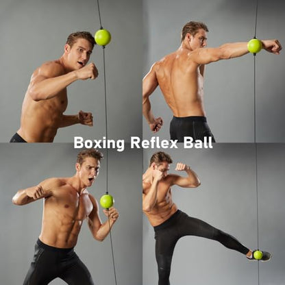 Boxing Reflex Ball,MMA,Great for Reaction Speed and Hand Eye Coordination