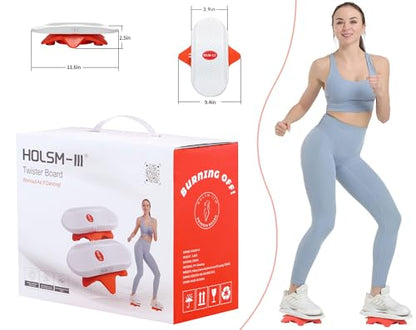 Ab Twist Board,Waist Twisting Disc-Twister Exercise Board,Ab Board Exercise -Waist Trainer Trimmer,Waist Twisting Disc for Ab Exercise Abs Core,Full Body Toning Workout Home Gym