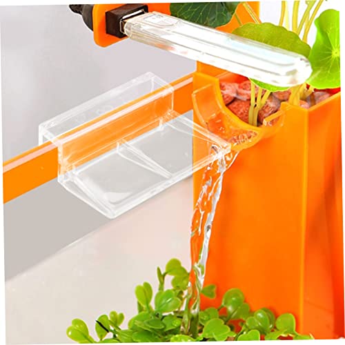 10Pcs Transparent Aquarium Cover Support Racks Easy Install Fish Tank Brackets for Accessories for Fish Tanks and Aquariums