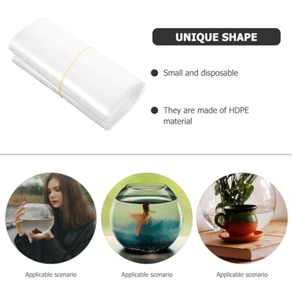 50pcs Fish Packing Bags 16x40cm Leak-proof Plastic Shipping Bags with Oxygen for Aquarium Fish Transport and Outdoor Shipping