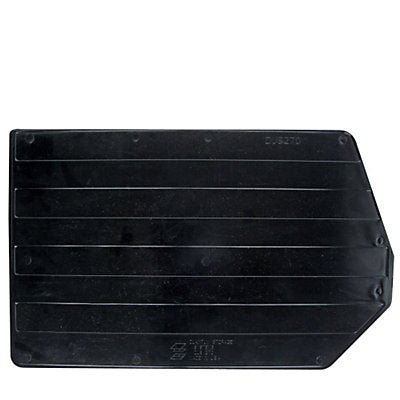 Quantum Divider Ultra Clearview Poly Bins - 17" Dx10-1/4 H