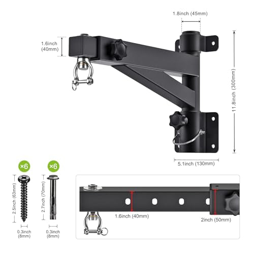 Kipika Heavy Bag Hanger Wall Mount Punching, Heavy Duty Boxing Bag Bracket for Home Gym Indoor Training, Adjustable & Rotatable Punching Bag Bracket for Boxing, Muay Thai - color: E- Adjustable length 17"-25"