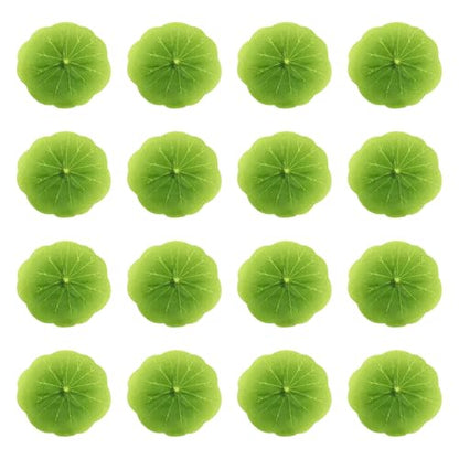 SEWACC 30pcs Artificial Lily Pads Fake Lotus Leaves Aquarium Floating Plants Fish Tank Decorations Landscape Ornaments