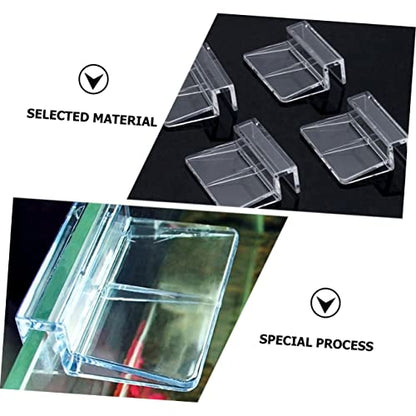 10pcs Aquarium Stand Acrylic Support Brackets Fish Tank Holding Rack Support Shelf for Aquarium Tank Supply