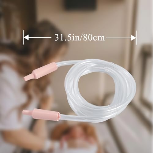 Replacement Tubing Compatible with BabyBuddha Breast Pump Replacemenet Parts Breast Pump Tubing Breast with Connector, Breast Pump Accessories