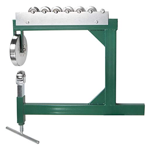 Stark USA Shaping Sharper Benchtop Fabrication Workbench English Wheel Sturdy Sheet Metal Shaping Bench Motorcycle Automotive Panel Crafting Tool