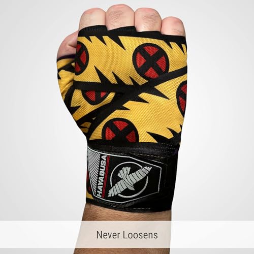 Hayabusa Marvel Hero Elite Mexican Style Boxing Hand Wraps for Men & Women - color: Wolverine