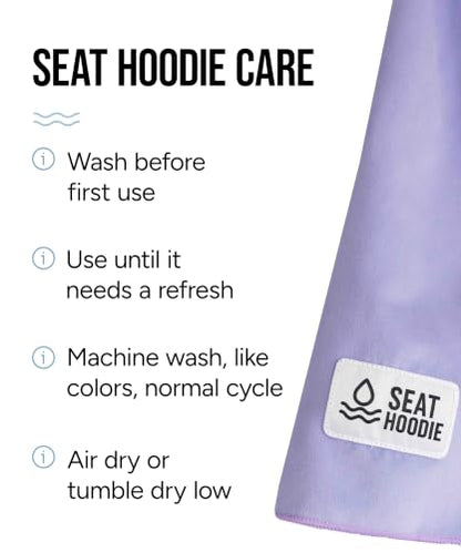 Microfiber Hooded Towel Seat Cover (Pink) - color: Pink