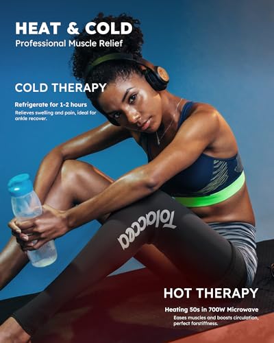 Full Leg Ice Pack Wrap, 360° Entire Leg Gel Cold Therapy Sleeve with Strap | 360° Entire Leg Coverage, Expert-Grade Gel, Stay Flexible Frozen, Leak-Proof, Hot & Cold Therapy, Leg Muscle Recovery - size: universal