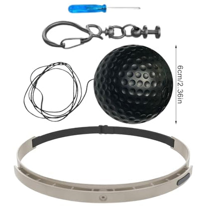 Boxing Reflex Ball, Boxing Ball Headband, Wearable Silicone Headband Strength Training Boxing Balls Set, Reaction Ball for Adults Kids Courtyard Gym Home - color: A
