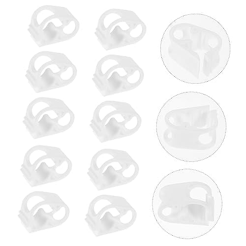 MAGICLULU 10-Piece Siphon Hose Clip Set Adjustable Tubing Clamp for Water Flow Regulation Soft Silicone Water Stop Clips for Secure Shut Off