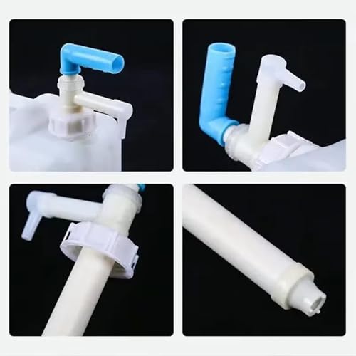 Manual Transfer Pump, Aquarium Suction Valve, Portable Anti‑Backflow Gear with Smart, Utility Aid for Daily Drain, Pump Mate, Water Aid for House Fish Tank RV Automotive Car Motorcycle