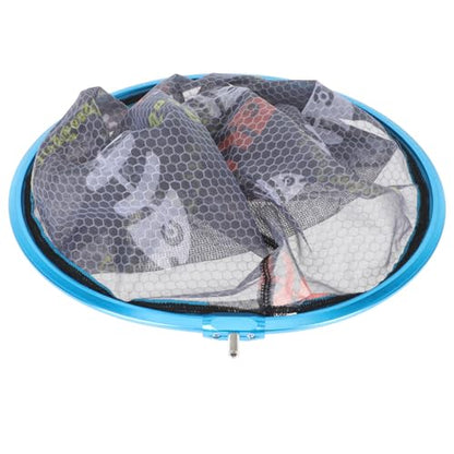 NOLITOY Fishing Net Replacement Head 35cm Diameter, Foldable Fish Catching Tool with Sturdy Mesh, Multi-use Landing Net for Freshwater and Saltwater Fishing Supplies Random Color