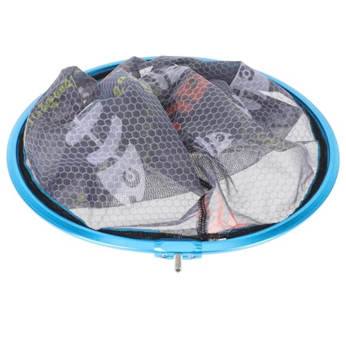 NOLITOY Fishing Net Replacement Head 35cm Diameter, Foldable Fish Catching Tool with Sturdy Mesh, Multi-use Landing Net for Freshwater and Saltwater Fishing Supplies Random Color