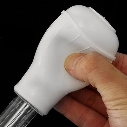 White Manual Fish Tank Water Changer Aquarium Dropper, 30ml Aquarium Clean Pipette Dropper, Fish Tank Cleaning Waste Remover, 11-inch Aquarium Gravel Cleaning Straw - color: White