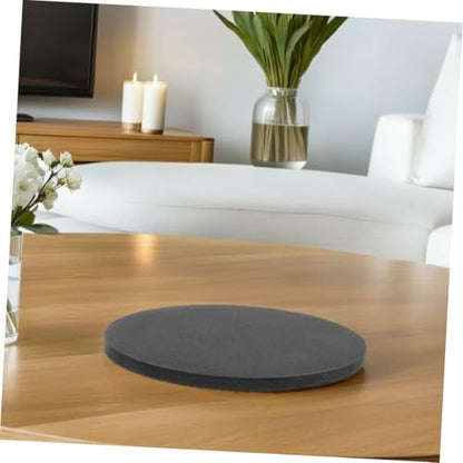 LIOOBO Round Fish Tank Mat Shock Absorption Pad for Micro Landscapes Non Slip Cushion for Aquariums Durable Base for Stability and Safety