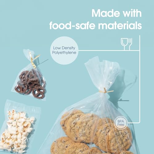 10" X 15" Open-End Flat Poly Bags (100 Count) - 2 Mil Plastic Clear Bags for Packaging, Shipping, Storage - No Adhesive Strip - Spartan Industrial - size: 10" X 15"