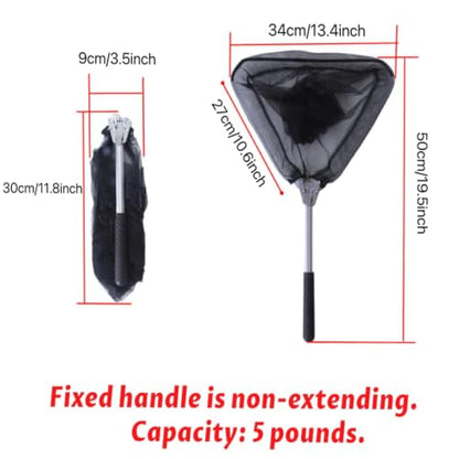 Fishing Net with Handle Fish Net,Extendable Fishing Gear Aquarium Fish Net for Fish Tank