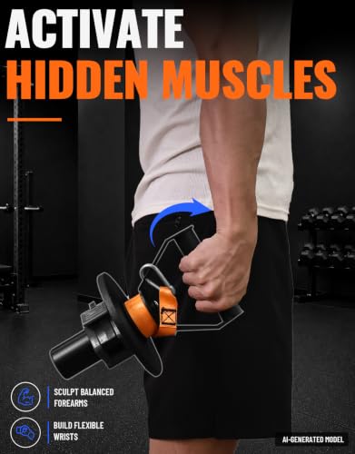 Fitarc Forearm Wrist Strengthener Grip Strength Trainer - color: 2" Forearm Crul Bar