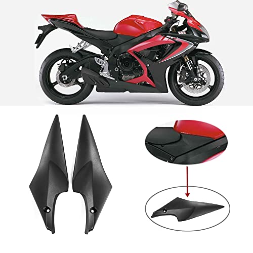 Matte Black Gas Tank Side Cover Panel Fairing Compatible for Suzuki 2006 2007 GSXR600 GSXR750 K6 06 07 GSXR 600 GSXR 750 Tank Side Fairing Panel - size: black