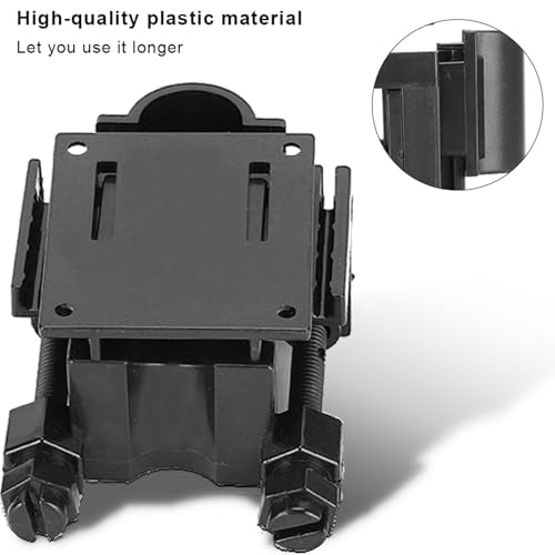 Zerodis Aquarium Tube Clips, 2Pcs Fish Water Pipe Holders Clamps Multifunction Plastic Adjustable Fish Mounting Clip for Tube Dia Within 18mm