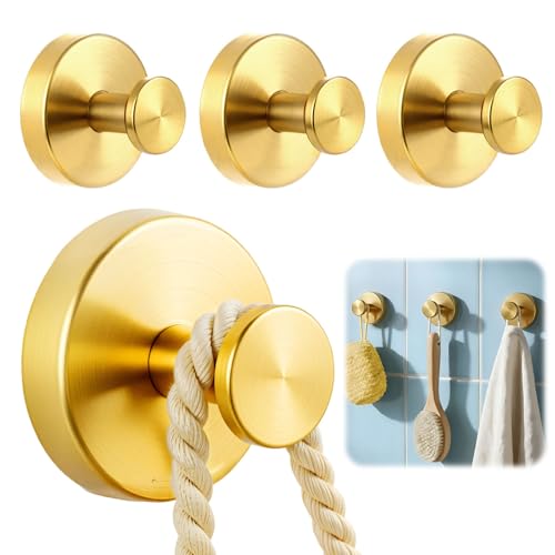 4 Packs Suction Cup Hooks for Shower, Heavy-Duty Wreath Hangers for Front Door, No Drill Glass Door Shower Suction Hooks No Damage for Walls Bathroom Kitchen Window Mirror Tile Towel Coat Robe Loofah
