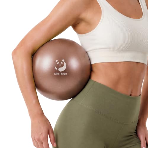 Slim Panda Pilates Ball 9 Inch - Small Mini Yoga Core Exercise Ball