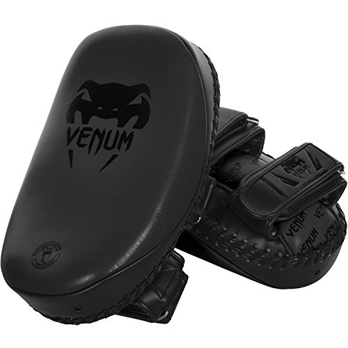 Venum Skintex Leather Light Kick Pad (Pair) - color: Matte/Black