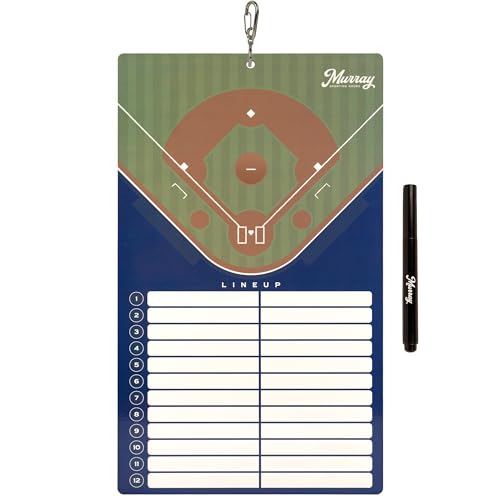 Murray Sporting Goods Baseball Team Colors Dry Erase Coaches Clipboard - style: Blue