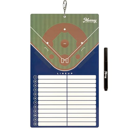 Murray Sporting Goods Baseball Team Colors Dry Erase Coaches Clipboard - style: Blue